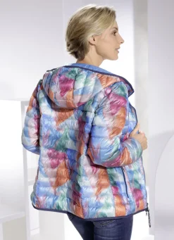 Funktions-Wendejacke mit fester Kapuze