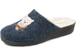 Gefütterte Damen-Hausschuhe, mit Schurwolle