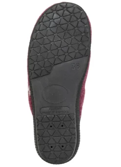 Gefütterte Damen-Hausschuhe, mit Schurwolle