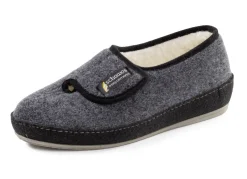 Gefütterte Herren-Hausschuhe, mit Schurwolle