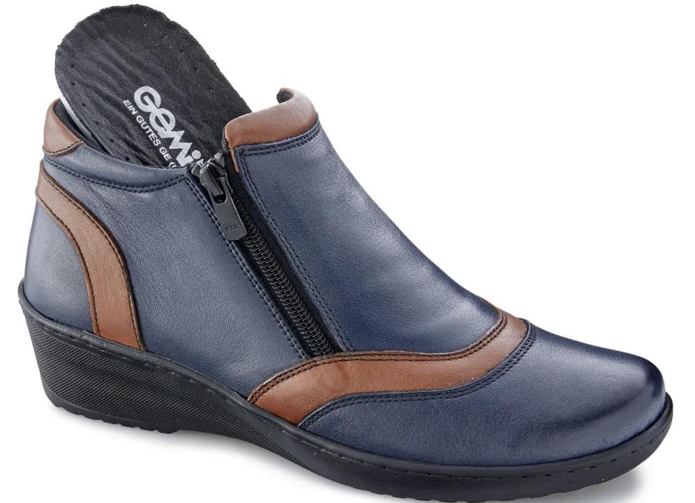 Gemini, bequeme Damen-Boots, Weite H, mit herausnehmbarem Fußbett