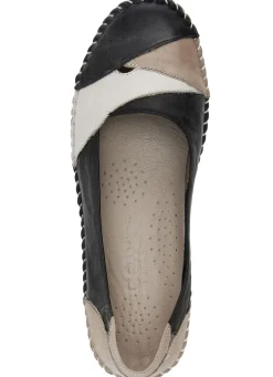 Gemini, klassische Damen-Slipper, Weite G, mit herausnehmbarem Fußbett