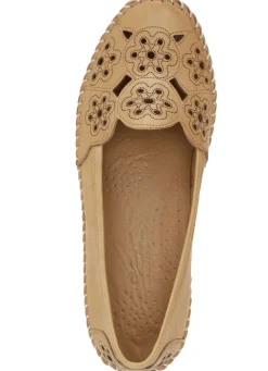 Gemini, leichte Damen-Slipper, Weite G, mit herausnehmbarem Fußbett