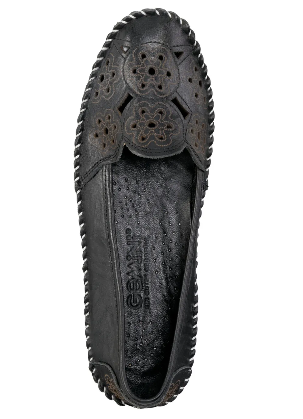 Gemini, leichte Damen-Slipper, Weite G, mit herausnehmbarem Fußbett