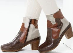 Gemini, modische Damen-Stiefeletten, Winterschuhe, Weite G, mit Reißverschluss