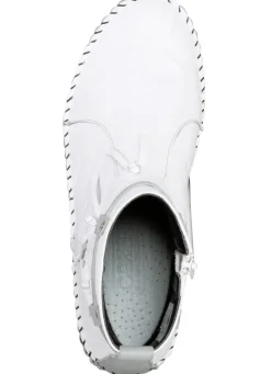 Gemini Mokassin-Stefelette mit Knitter-Struktur