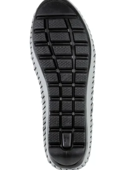 Gemini Mokassin-Stefelette mit Knitter-Struktur