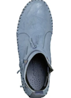 Gemini Mokassin-Stefelette mit Knitter-Struktur