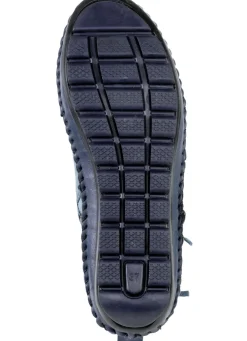 Gemini Mokassin-Stefelette mit Knitter-Struktur