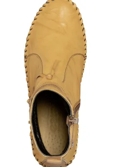 Gemini Mokassin-Stefelette mit Knitter-Struktur