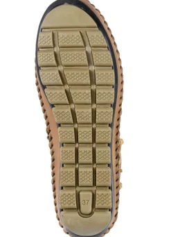 Gemini Mokassin-Stefelette mit Knitter-Struktur