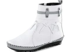 Gemini Mokassin-Stefelette mit Knitter-Struktur