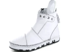 Gemini Mokassin-Stiefelette aus Rind-Nappaleder mit Knitter-Struktur