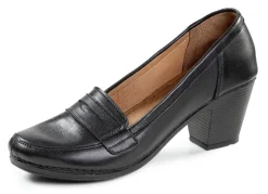 Gemini Pumps aus teilweise schattiertem Rind-Nappaleder