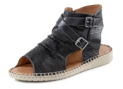 Gemini Sandale aus weichem Nappaleder mit Zierperforation