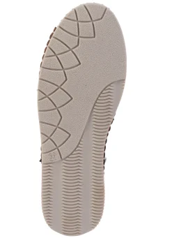 Gemini Sandale aus weichem Nappaleder mit Zierperforation