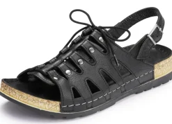 Gemini Sandale mit elastischer Zierschnürung