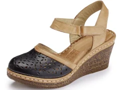 Gemini Sandalette aus perforiertem Rind-Nappaleder