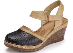 Gemini Sandalette aus perforiertem Rind-Nappaleder