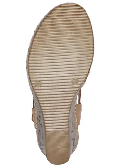 Gemini Sandalette aus perforiertem Rind-Nappaleder