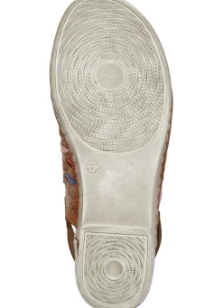 Gemini Sandalette mit raffinierten, bunten Flechtdurchzügen