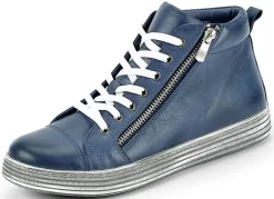 Gemini Schnür-Stiefelette mit praktischem Seitenreißverschluss