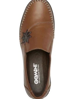 Gemini Slipper mit Leder-Applikation
