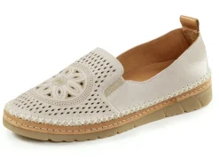 Gemini, sommerliche Damen-Slipper, Weite G, mit herausnehmbarem Fußbett