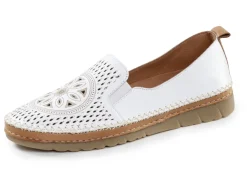 Gemini, sommerliche Damen-Slipper, Weite G, mit herausnehmbarem Fußbett