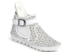 Gemini, sommerliche Damen-Stiefeletten, Weite G, mit herausnehmbarem Fußbett