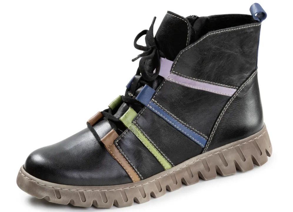 Gemini, trendige Damen-Stiefeletten, Winterschuhe, Weite G, mit herausnehmbarem Fußbett