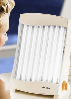 Gesichtssolarium für eine angenehme Bräunung