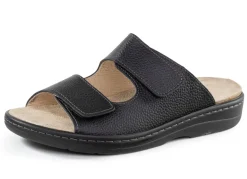 GINO GALANTE, bequeme Herren-Pantoletten, Weite H, mit herausnehmbarem Fußbett