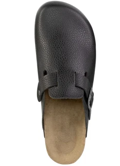 GINO GALANTE Clog aus schattiertem, genarbtem Rindleder