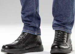 GINO GALANTE, gefütterte Herren-Boots, Winterschuhe, mit Reißverschluss