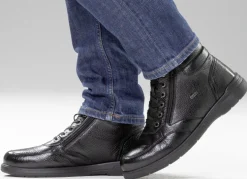 GINO GALANTE, gefütterte Herren-Boots, Winterschuhe, mit Reißverschluss