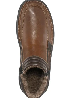 GINO GALANTE, gefütterte Herren-Boots, Winterschuhe, mit herausnehmbarem Fußbett