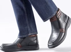 GINO GALANTE, gefütterte Herren-Boots, Winterschuhe, mit herausnehmbarem Fußbett