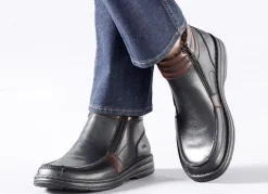 GINO GALANTE, gefütterte Herren-Boots, Winterschuhe, mit herausnehmbarem Fußbett