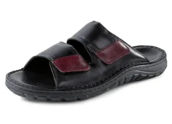 GINO GALANTE, klassische Herren-Pantoletten, aus Leder