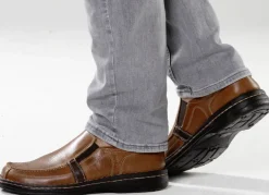 GINO GALANTE, klassische Herren-Slipper, mit herausnehmbarem Fußbett