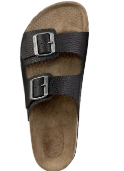 GINO GALANTE, klassische Herren-Pantoletten, Weite H, aus Leder