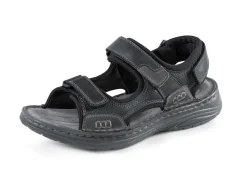 GINO GALANTE, komfortable Herren-Trekkingsandalen, aus Leder