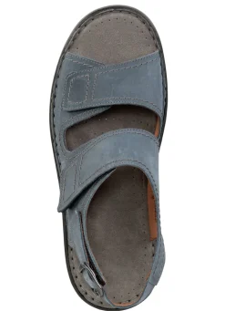 GINO GALANTE Sandale aus gefettetem, schattiertem Rind-Nubukleder