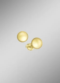 Glänzende Kugelohrstecker