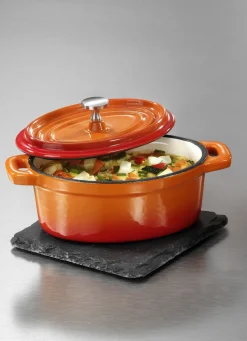 „GSW“ Mini Serviertöpfchen aus Gusseisen