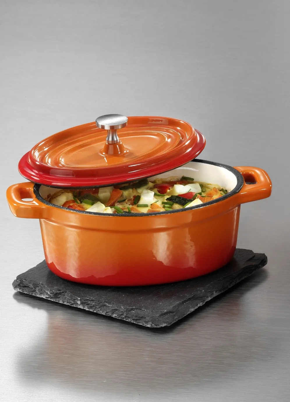 „GSW“ Mini Serviertöpfchen aus Gusseisen