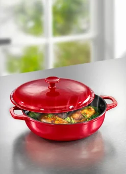 Gusseisen-Schmortopf