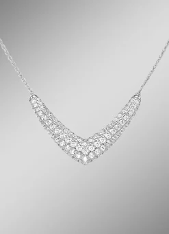 Halskette mit Zirkonia
