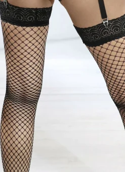 Halterlose Netzstrümpfe